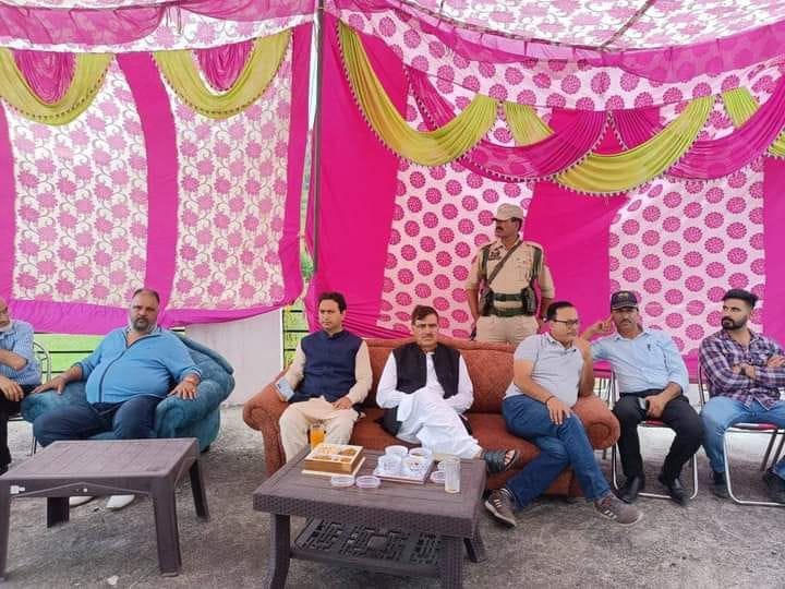 rajouri road built eight years ago on visit of PM modi blacktop is being done on visit of hm amit shah