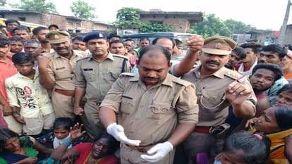 old man murdered by slitting his throat Dead body found on the side of the track