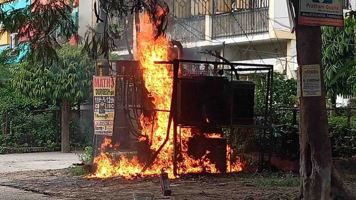 Kanpur: Fire broke out in a transformer