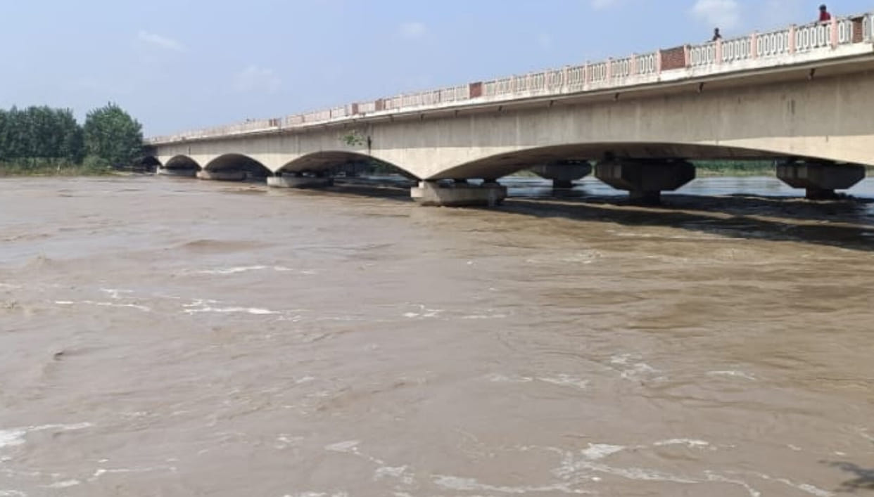 Shamli: the water level of Yamuna decreasing
