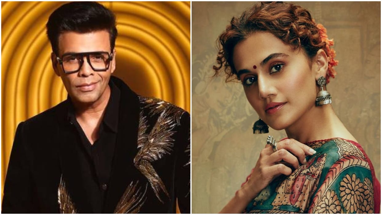 Koffee With Karan 7 Karan Johar reveals why he had not invited Taapsee Pannu in his chat show