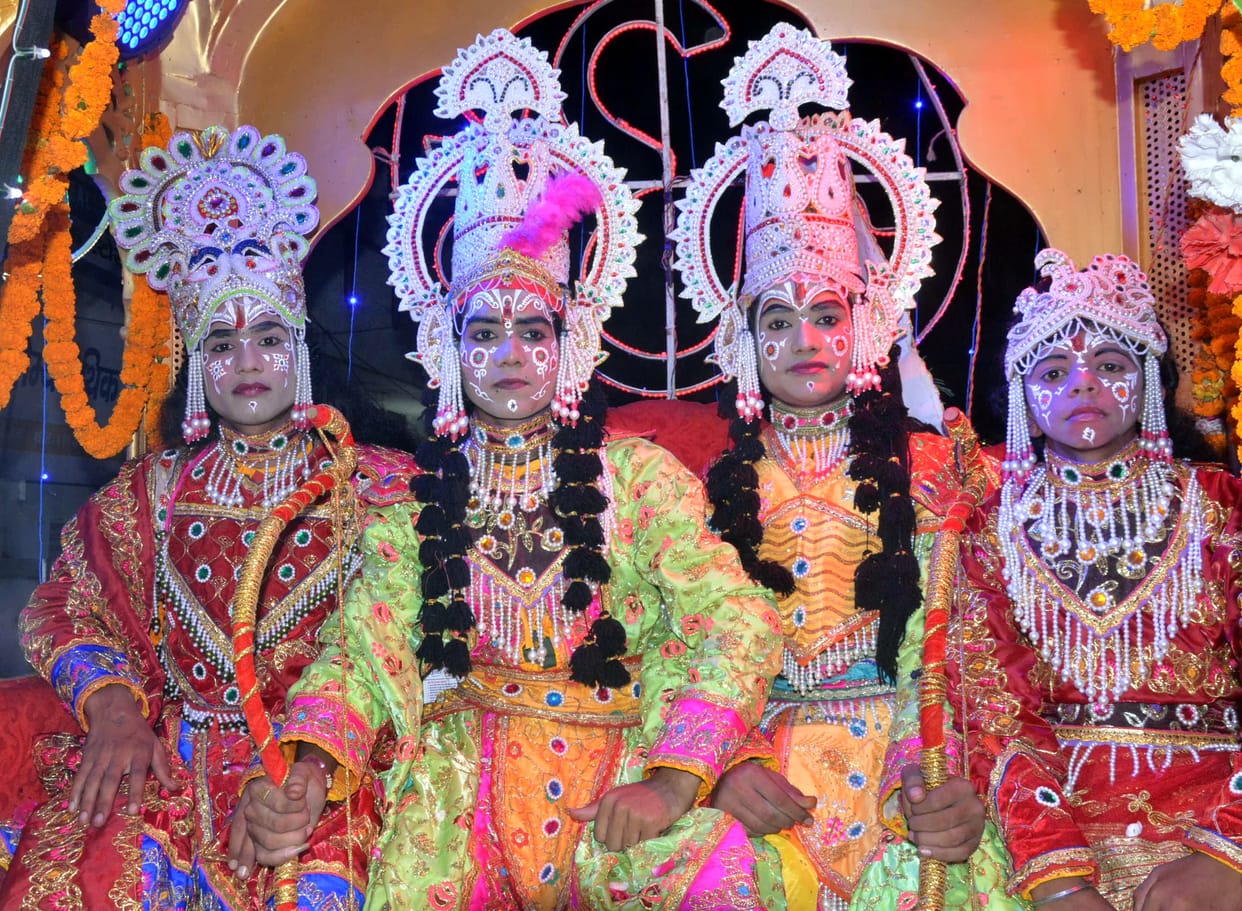 Lord Shri Ram's procession taken out with pomp in Muzaffarnagar