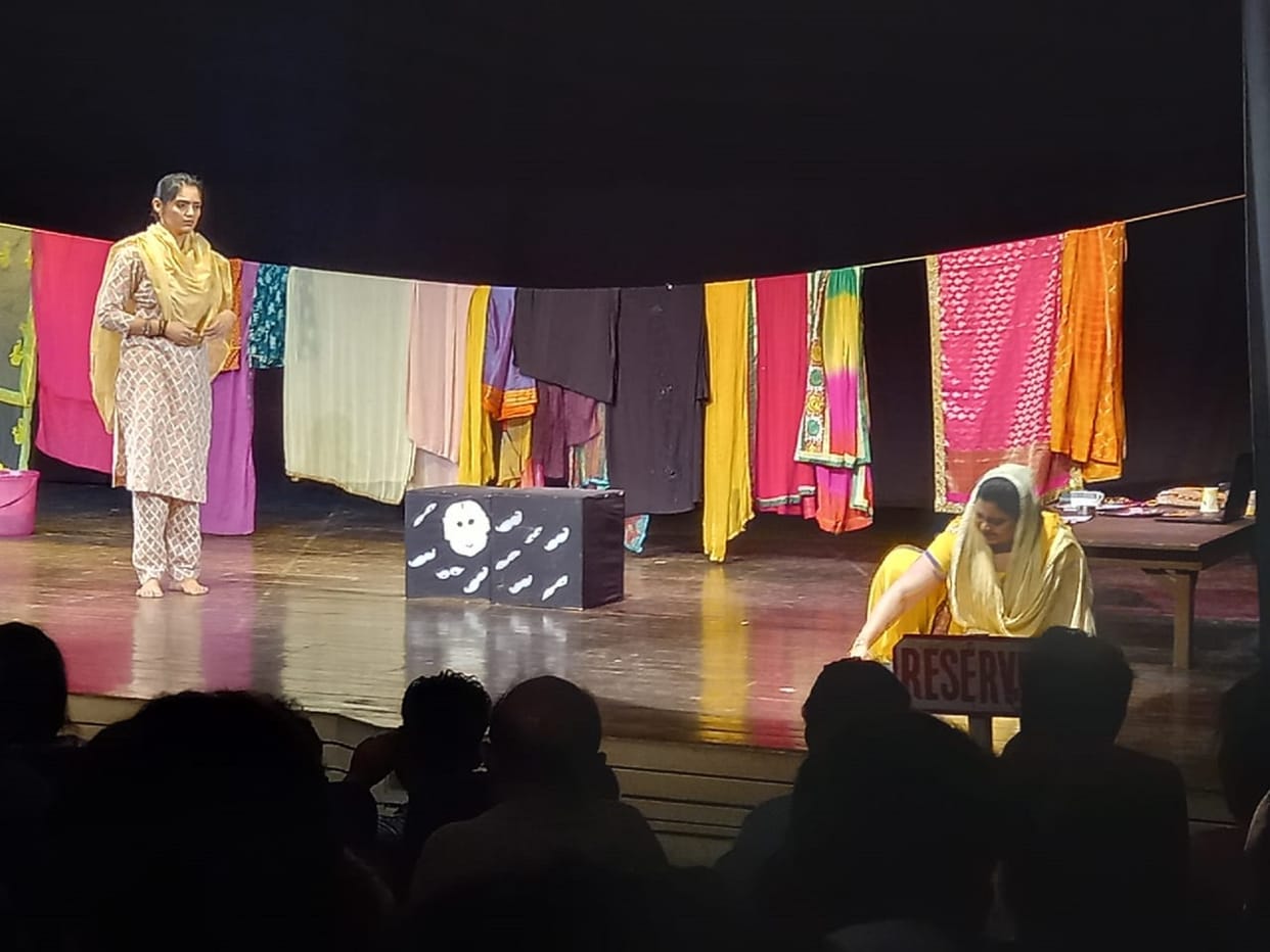 message given in an effective way through drama on Woman