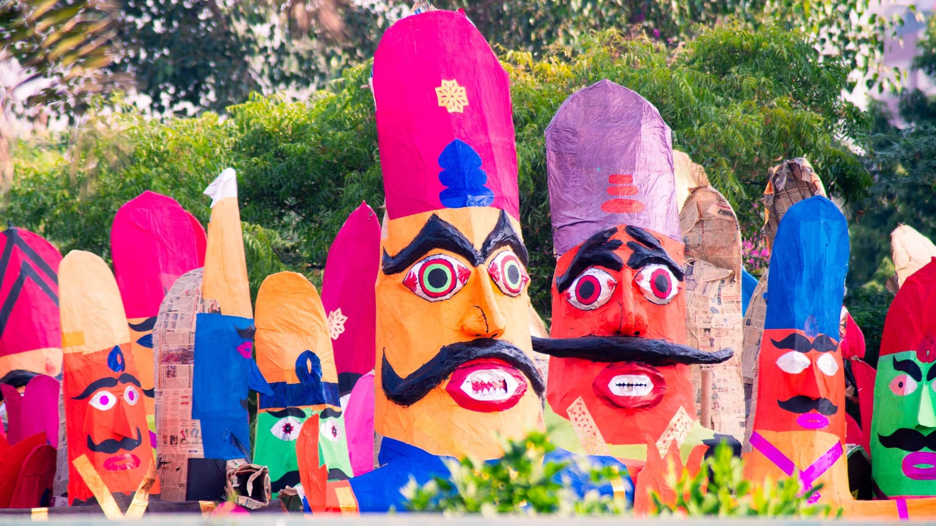 How to Make Ravana for Dussehra 2022 in Society Navratri Celebration Follow Simple Steps