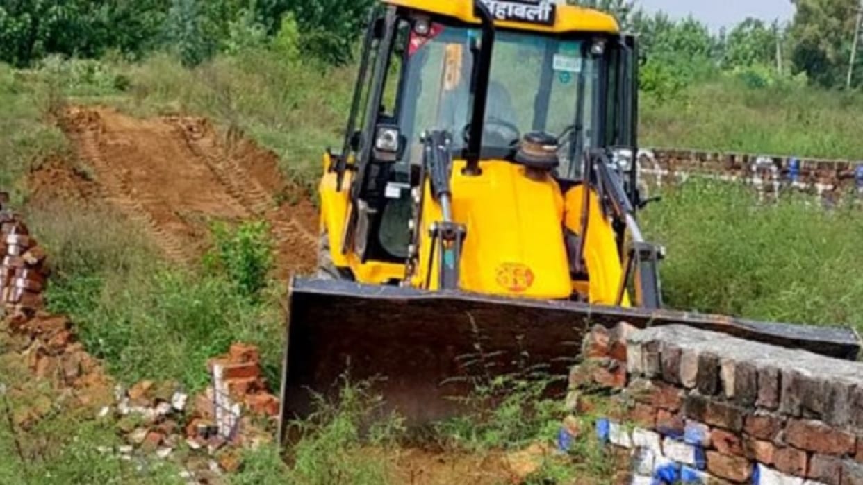 Development Authority took action of demolition on illegal colonies