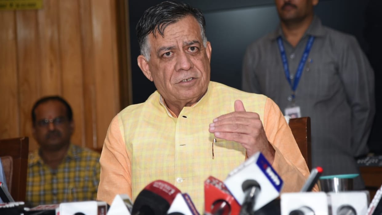 UP Vidhansabha chief Satish Mahana addressed media on his six months tenure.