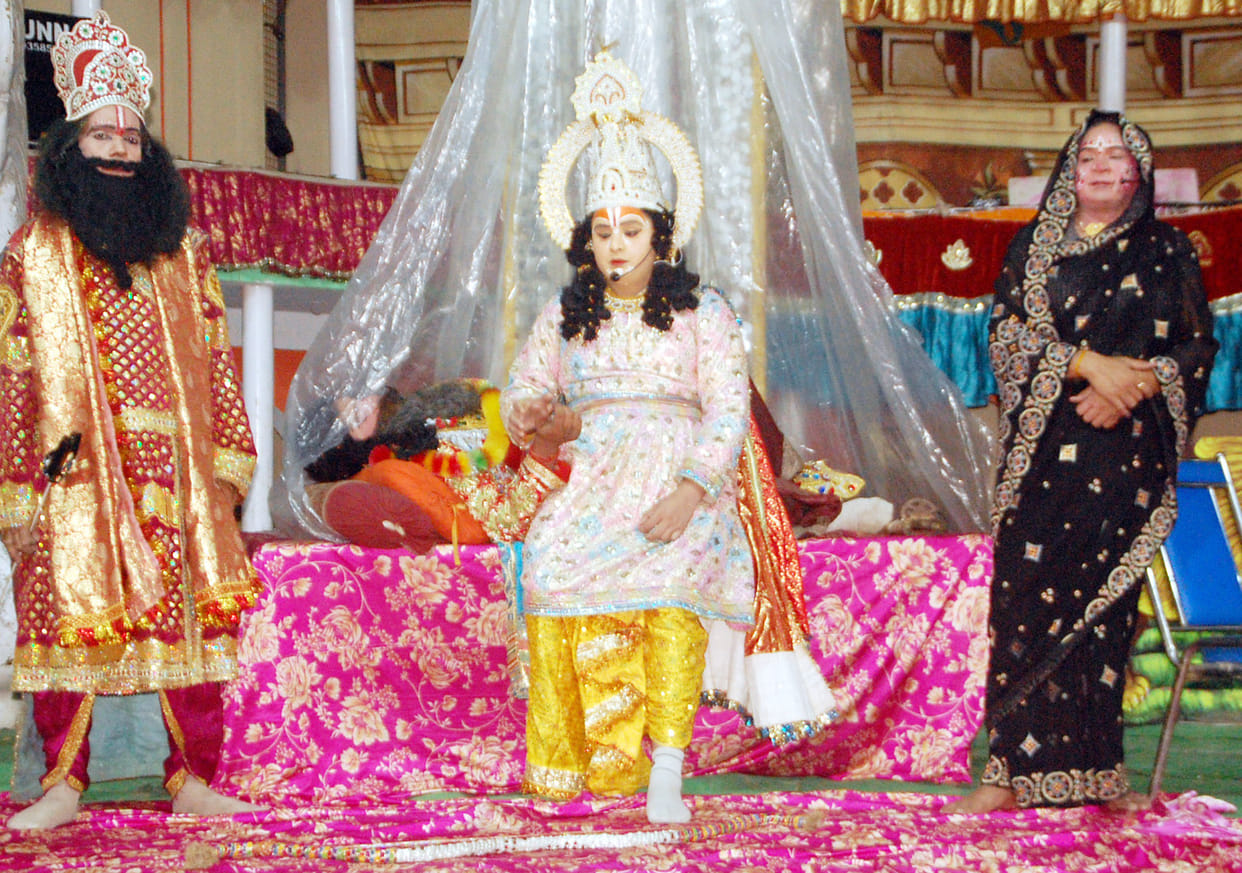Installation of the idol of Maharishi Valmiki