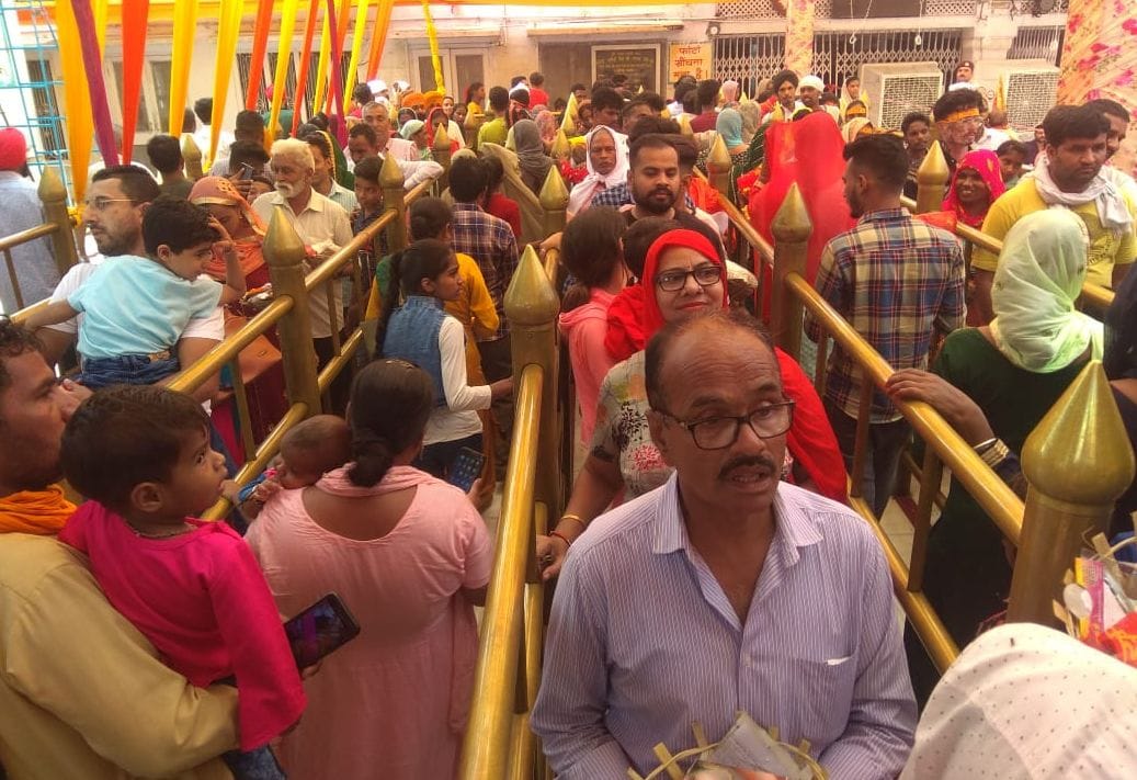 6,000 devotees visited Shri Naiana devi on the third Navratri