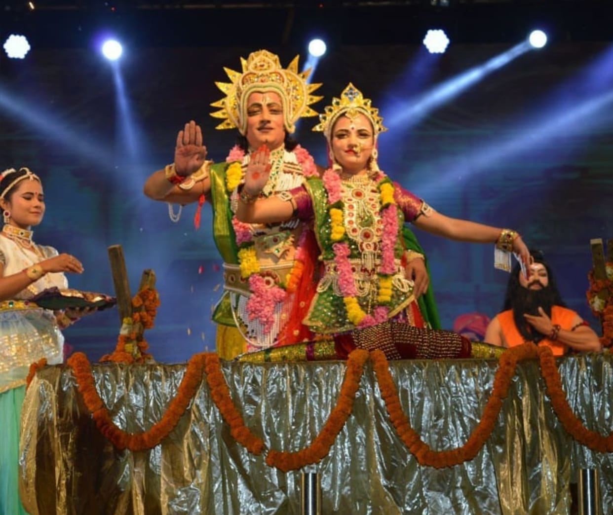 Aligarh's Anshika playing Sita in Delhi