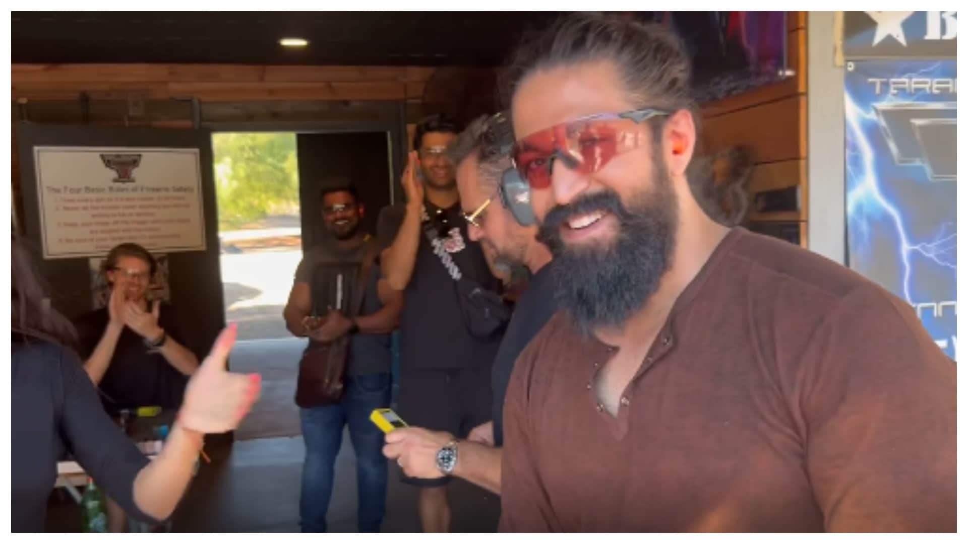 KGF Actor Yash sharpens his shooting skills with Hollywood action director JJ Perry