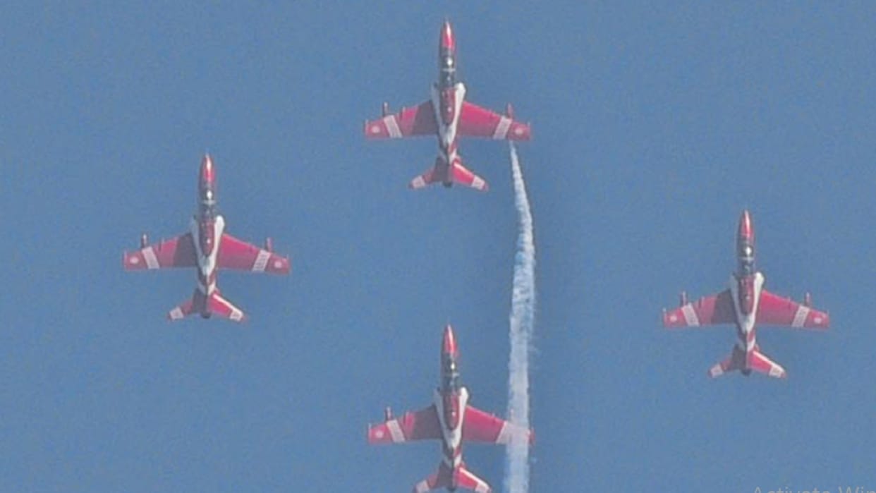 Air Force Day: Air show practice begins at Sukhna
