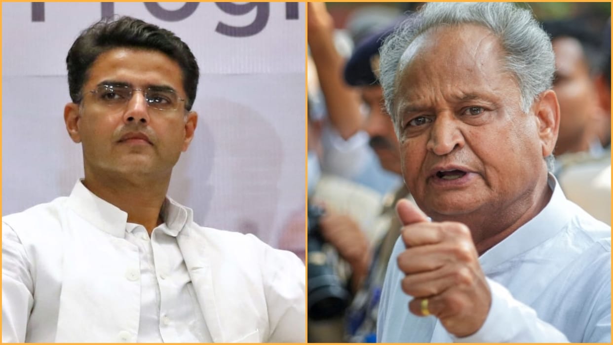 Fight between Gehlot and Pilot supporters in Udaipur Rajasthan Political Crisis
