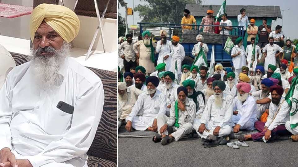 A Farmer died in Sirhind of Punjab