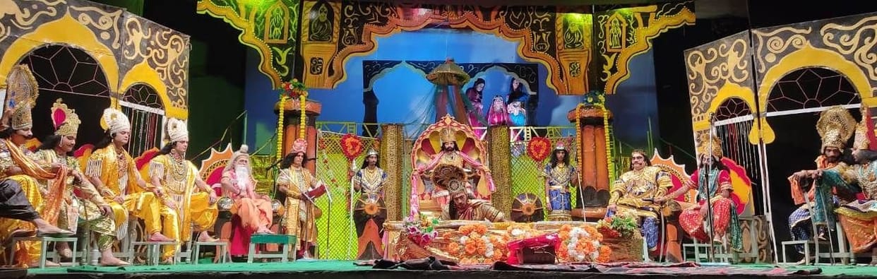 Firecrackers went on as soon as they offered a bow on Shiva's boww