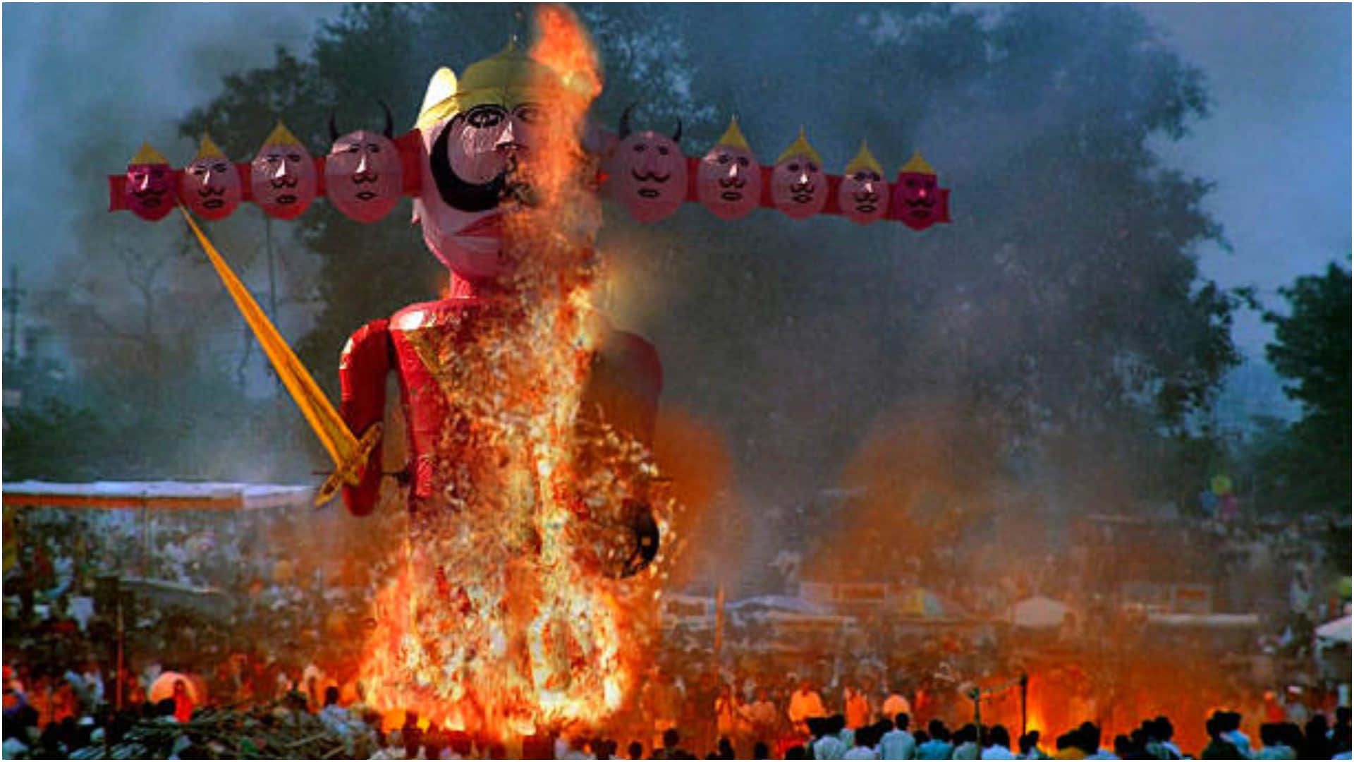 dussehra 2022 place in india where ravana putla not set on fire
