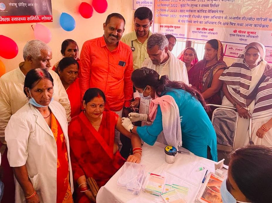 gonda,vaccination,Covid,dose