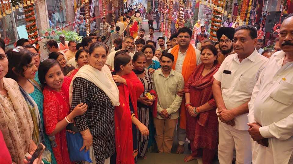 Haryana Deputy CM Dushyant Chautala reached Prachin Shri Kalka Mata Mandir