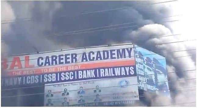 Fire wreaks havoc at Global Career Academy in Kanpur, students trapped for 20 minutes