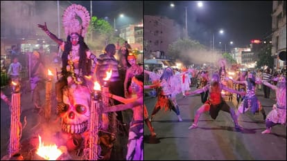 Katra Navratri Festival Processions going out every day