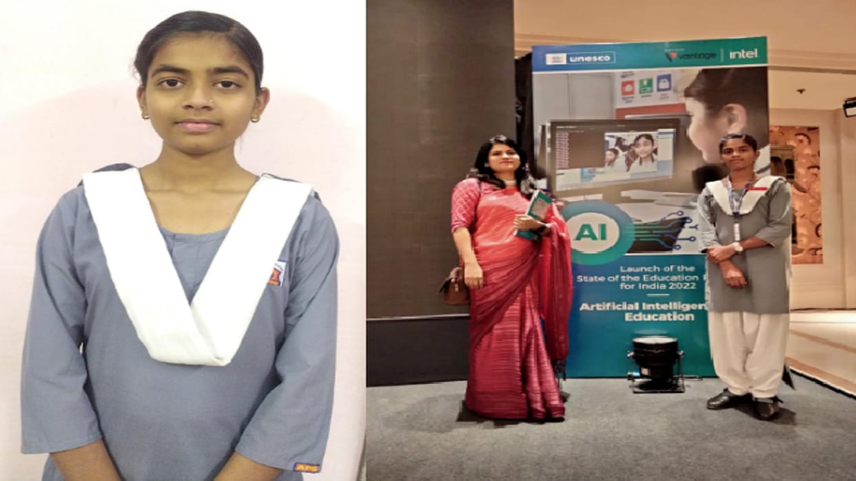 Meerut: Daughter of a soldier discovered a cure for Alzheimer by making a brainy app