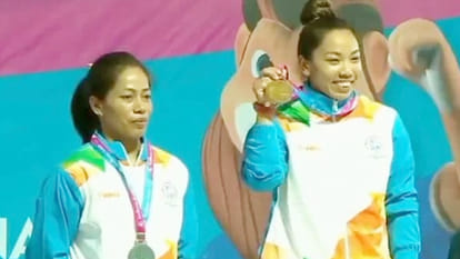 36th National Games: Mirabai Chanu was defeated in the CWG 8 years ago by Sanjita Chanu, but won this time