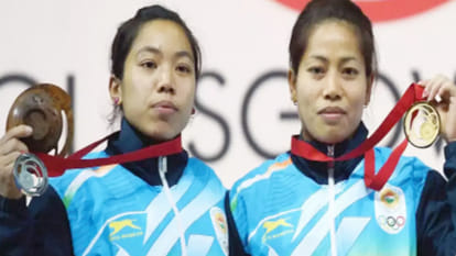 36th National Games: Mirabai Chanu was defeated in the CWG 8 years ago by Sanjita Chanu, but won this time