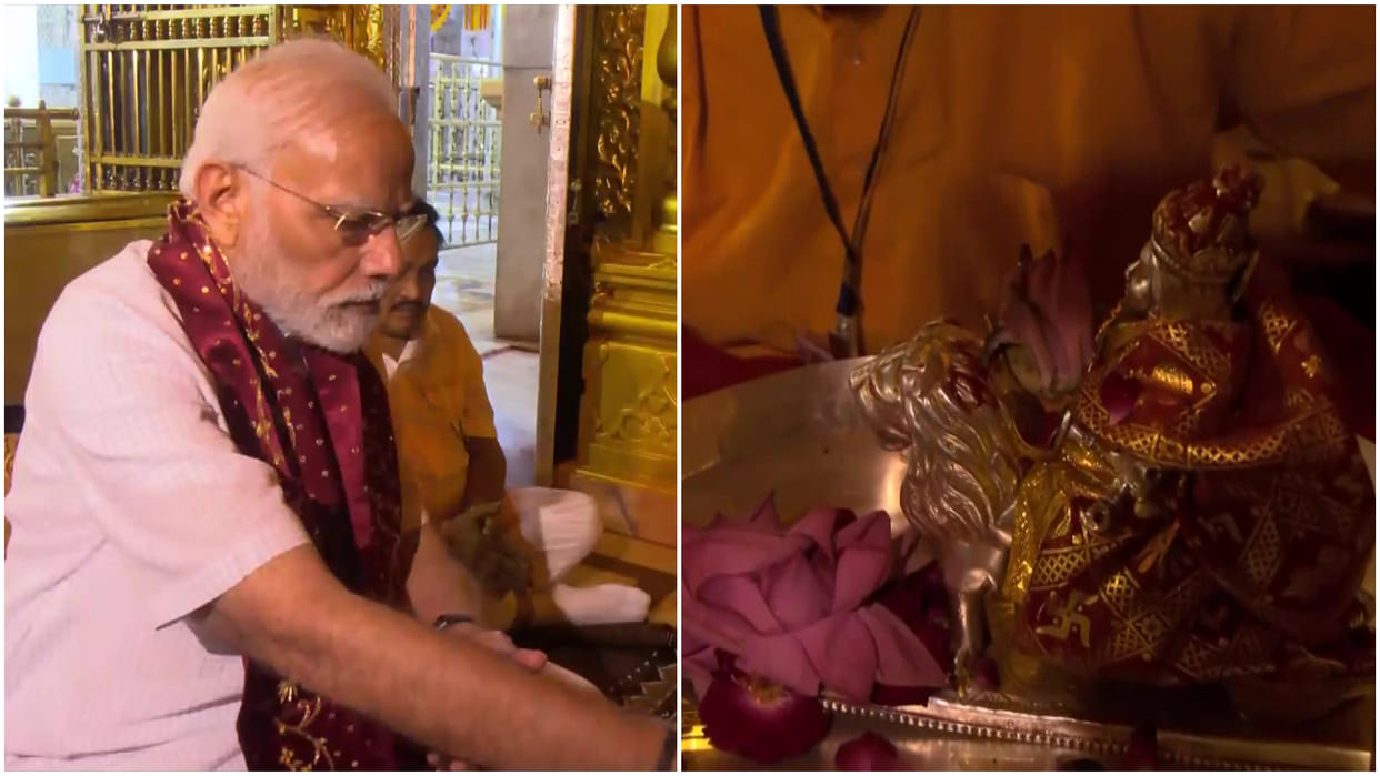 PM Narendra Modi holds roadshow Banaskantha Gujarat Know All about His Speech