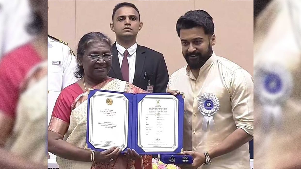 south actor suriya won national film awards 2022 for his best performance in Soorarai Pottru