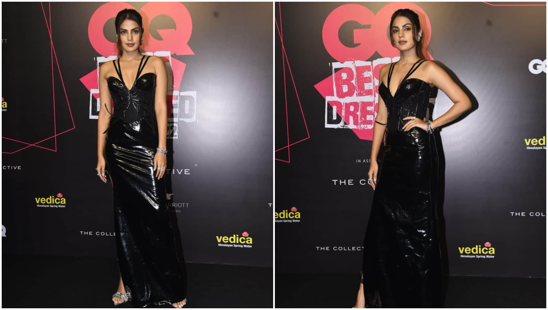 Sushant Singh Rajput Ex-Girlfriend Rhea Chakraborty bold look in thigh high slit dress goes viral on internet