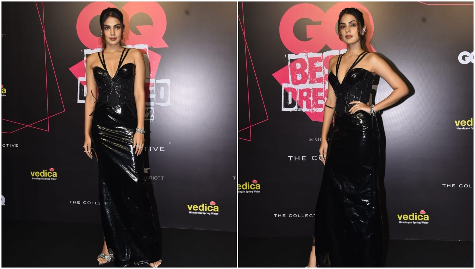 Sushant Singh Rajput Ex-Girlfriend Rhea Chakraborty bold look in thigh high slit dress goes viral on internet