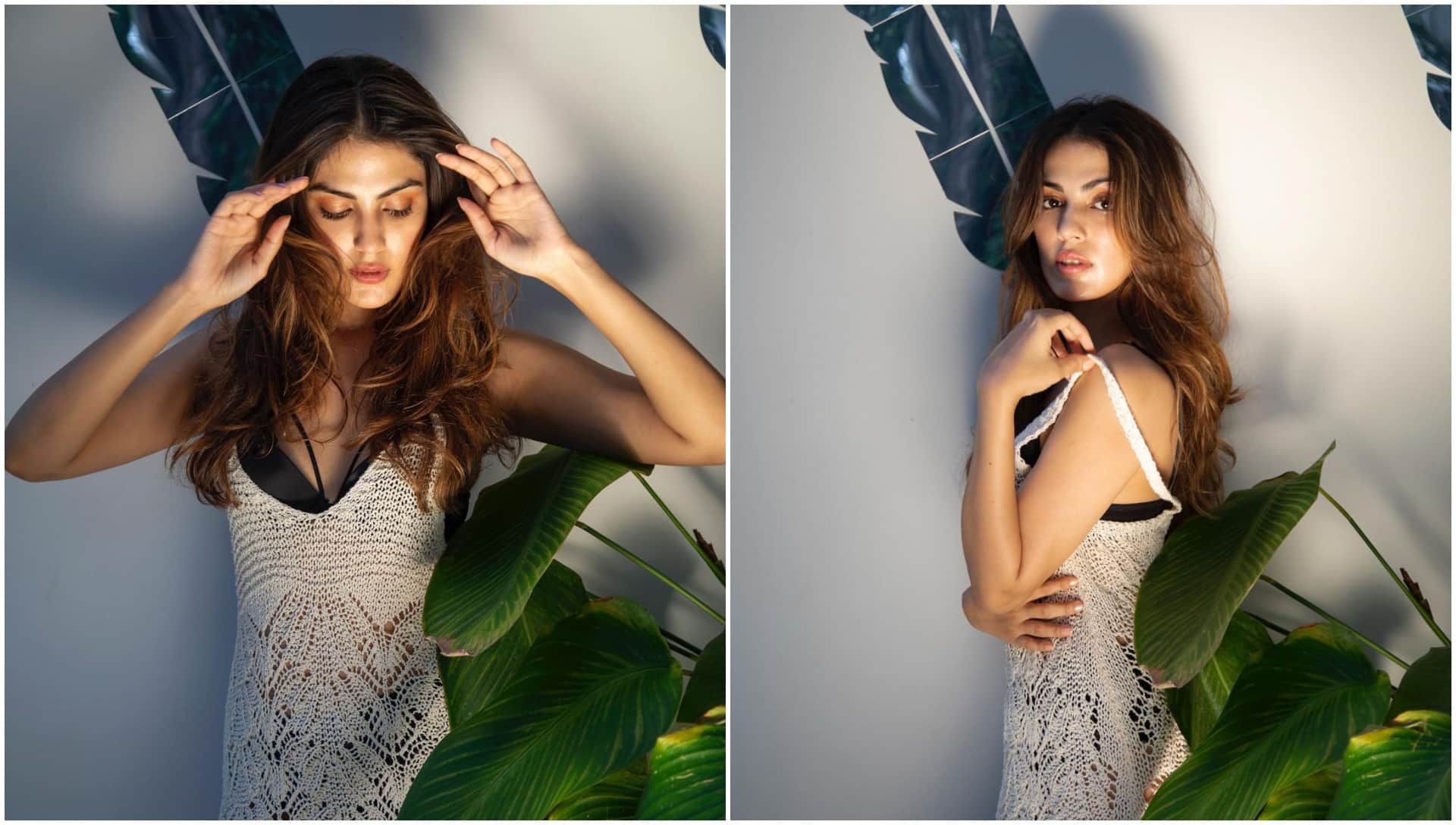 Sushant Singh Rajput Ex-Girlfriend Rhea Chakraborty bold look in thigh high slit dress goes viral on internet