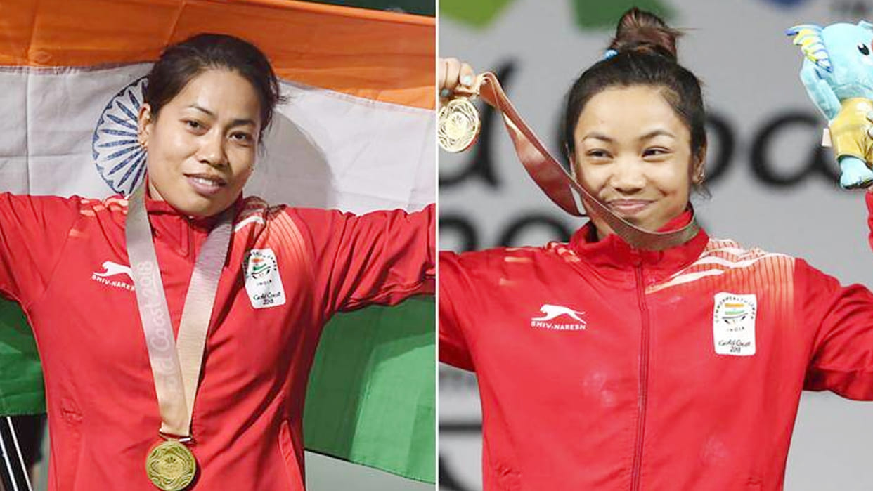 36th National Games: Mirabai Chanu was defeated in the CWG 8 years ago by Sanjita Chanu, but won this time
