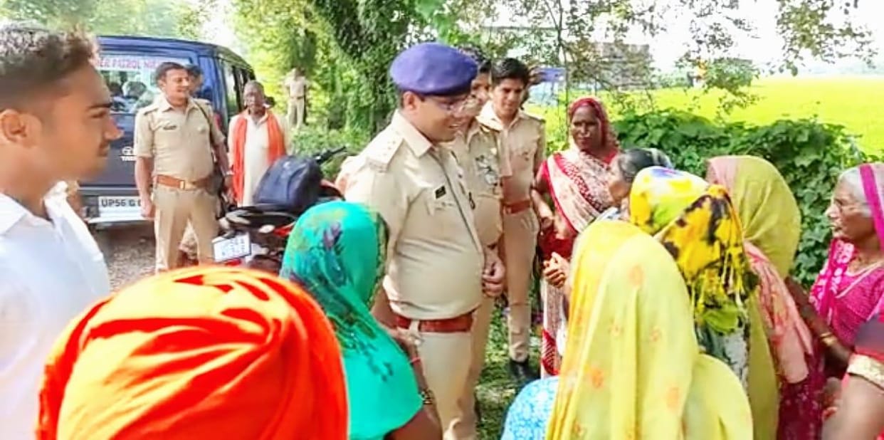 Angry villagers blocked the road due to power connection cut