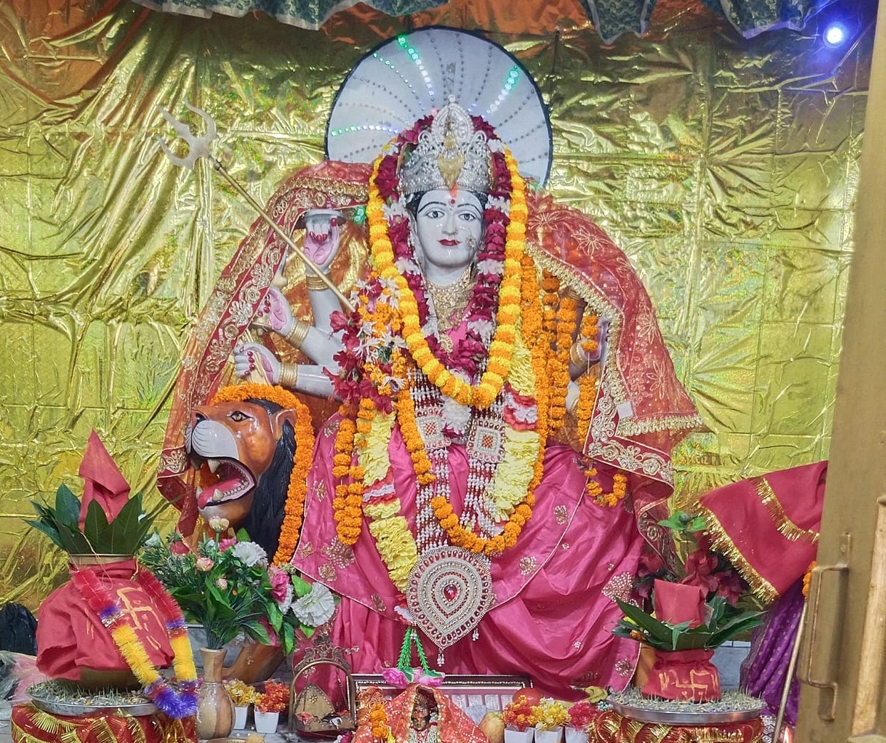 Fourth day of Navratri: Worship of fourth Kushmanda in Durga temples: