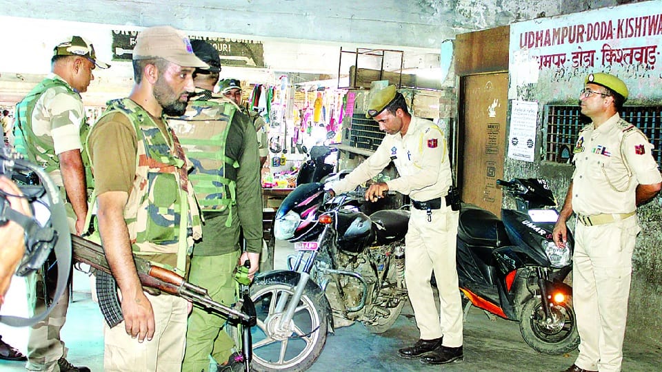 High alert in Jammu after the blast in Udhampur, deployment security forces on highway