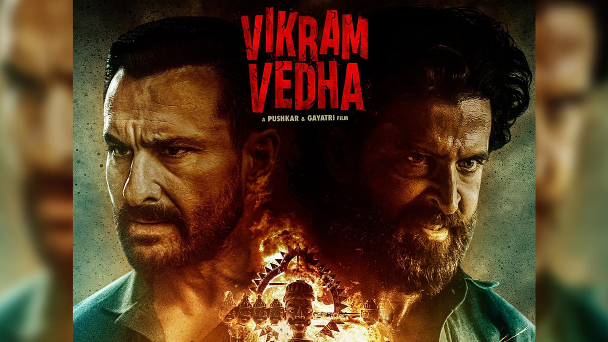 Vikram Vedha Box Office Collection Day 1: Hrithik Roshan Saif Ali Khan movie performed average on opening day