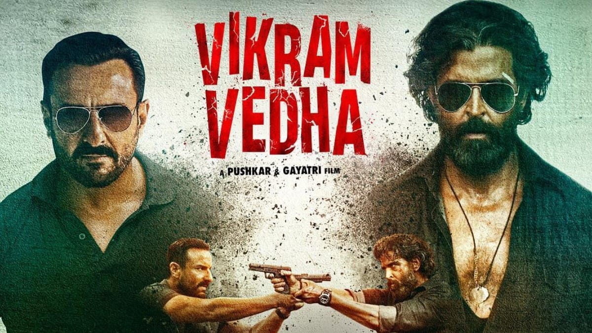 Vikram Vedha Twitter Review: netizens like bollwood actor hrithik roshan and saif ali khan movie