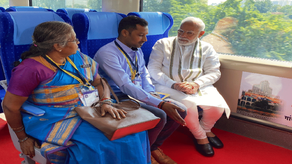 PM Modi Inaugurate 3rd Vande Bharat Train Mumbai-Ahmedabad Route Today Know Its Features In Hindi