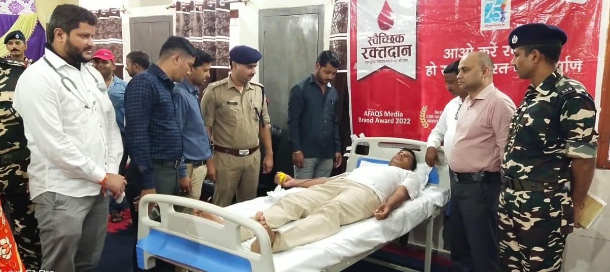 33 SSB jawans became Mahadani by donating blood