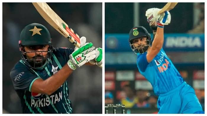 Babar Azam and Virat Kohli