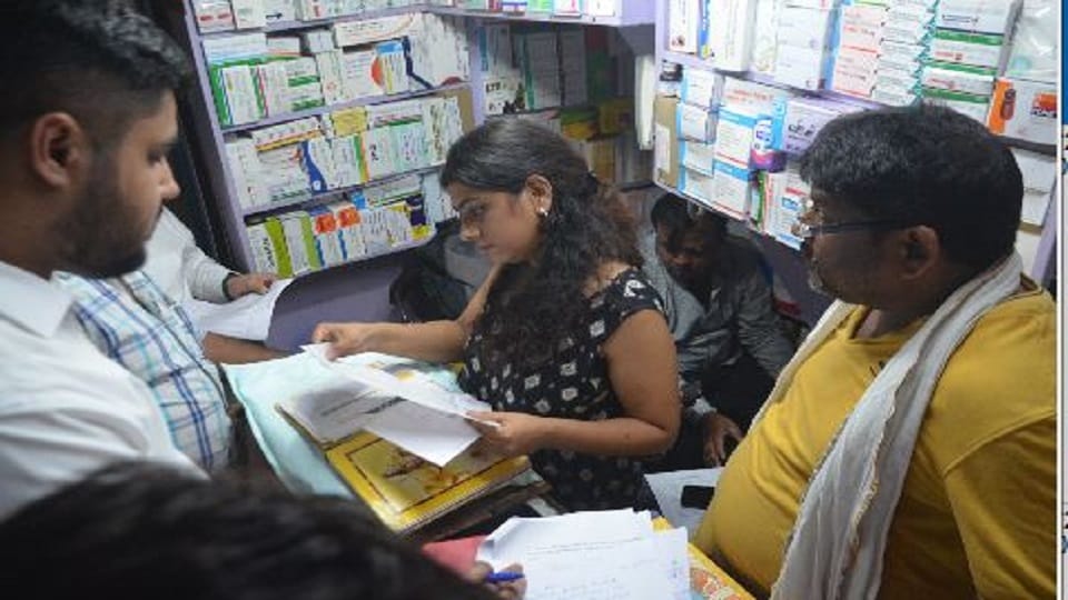 Raid on medical agency investigation lasted for seven hours searched bills and medicines