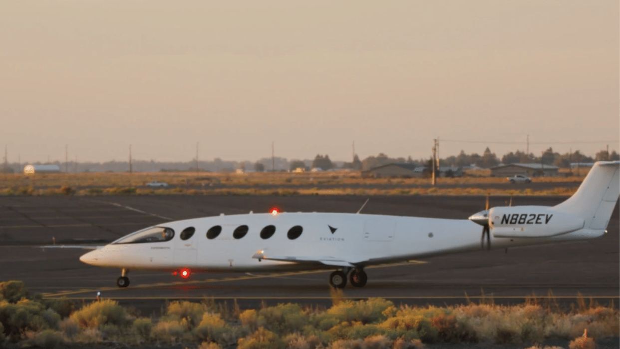 Electric bikes, scooters and cars are now old, electric plane alice coming