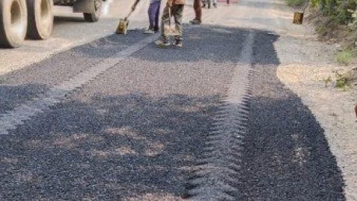 Amar Ujala impact repair of pothole-ridden roads started