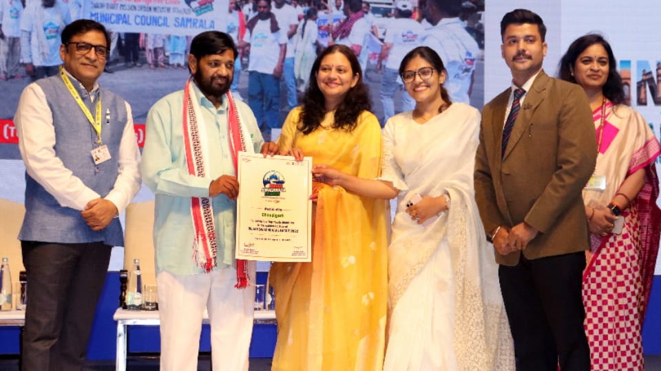 Indian Cleanliness League: Chandigarh tops in cities with a population of more than 10 lakhs