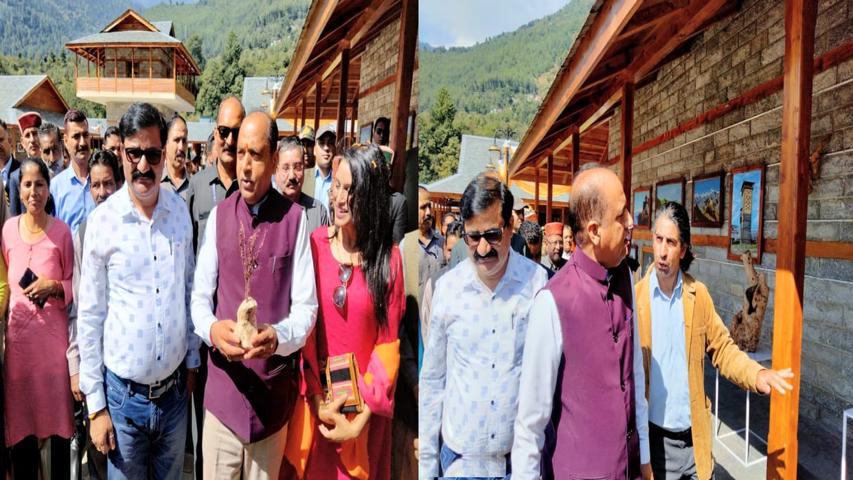 CM Jairam thakur inaugurates Art and Craft Center in Manali