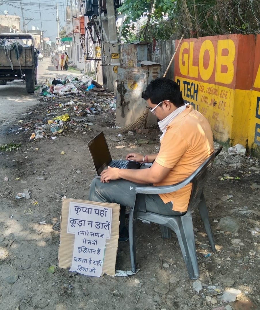 'Please don't throw garbage here', Yamunanagar