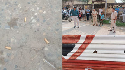 Miscreants threatened by firing on the wall in the village Mussimbal of Yamunanagar