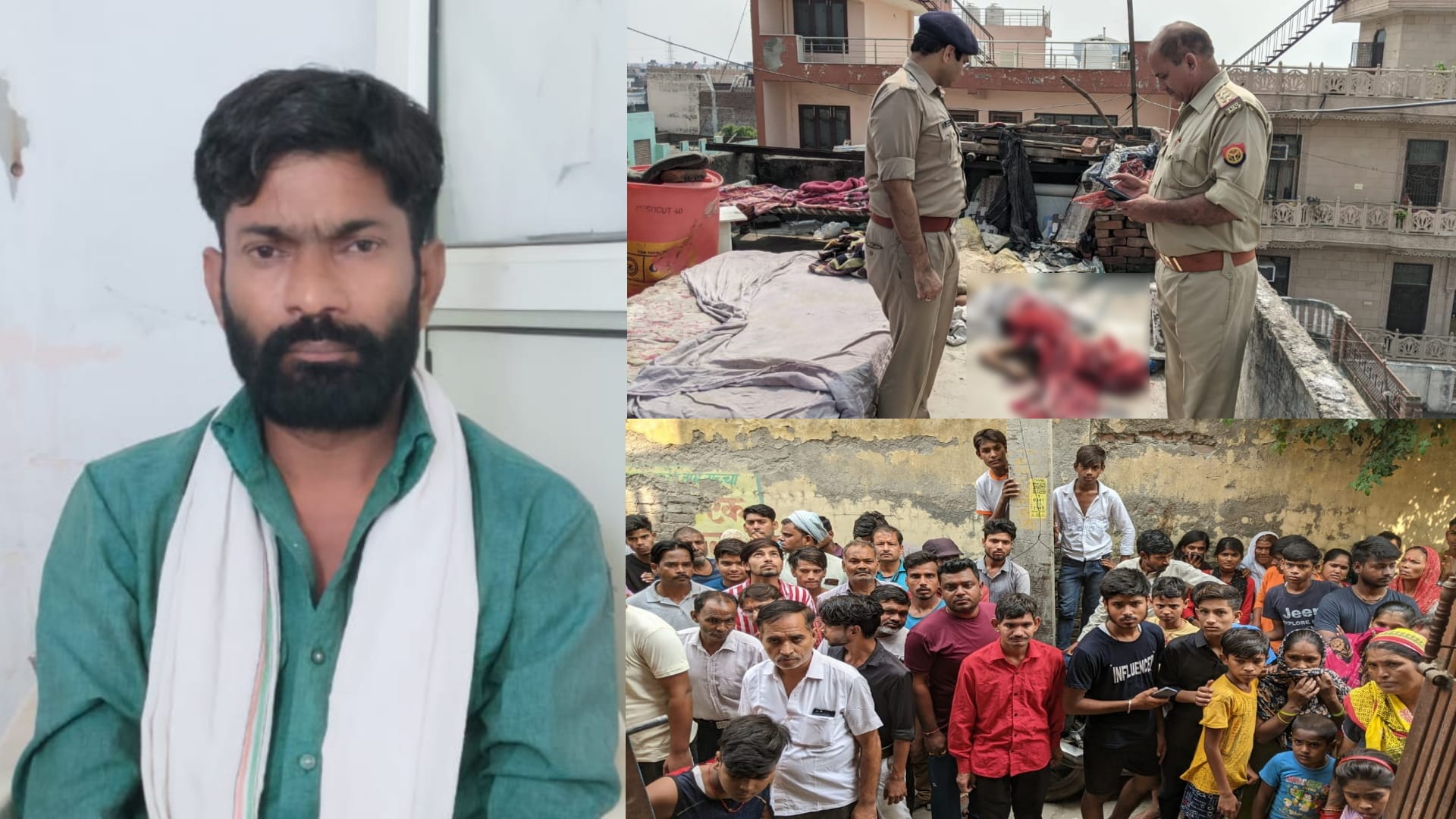 Ghaziabad Crime E-rickshaw driver accused of killing wife and daughter sent to jail