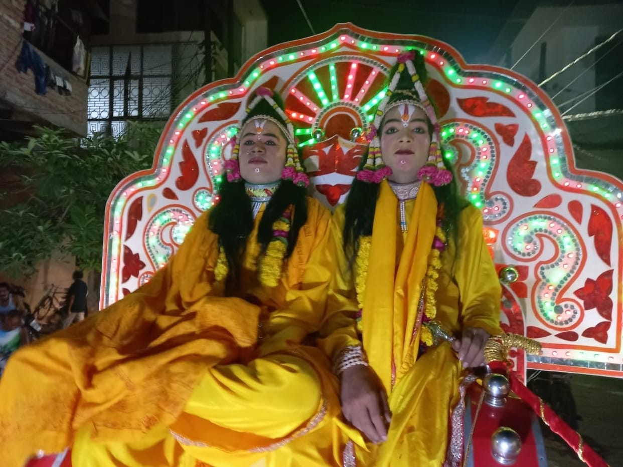 Hathras: Hanuman ji's procession came out with pomp, welcomed