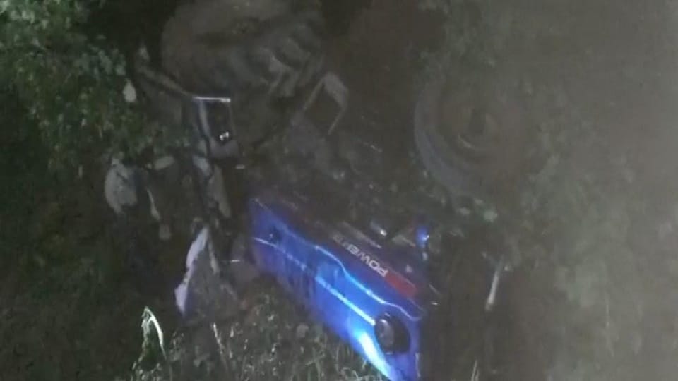 Tragic accident in Lalitpur: Two farmers died due to tractor overturning, one critical